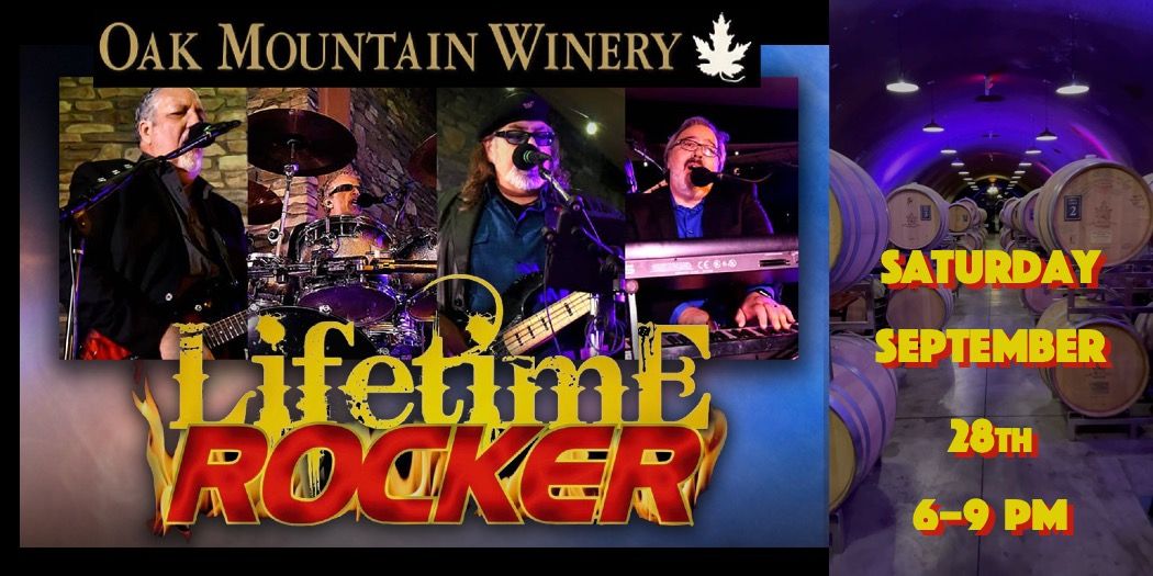 Lifetime Rocker returns to Oak Mountain Winery!