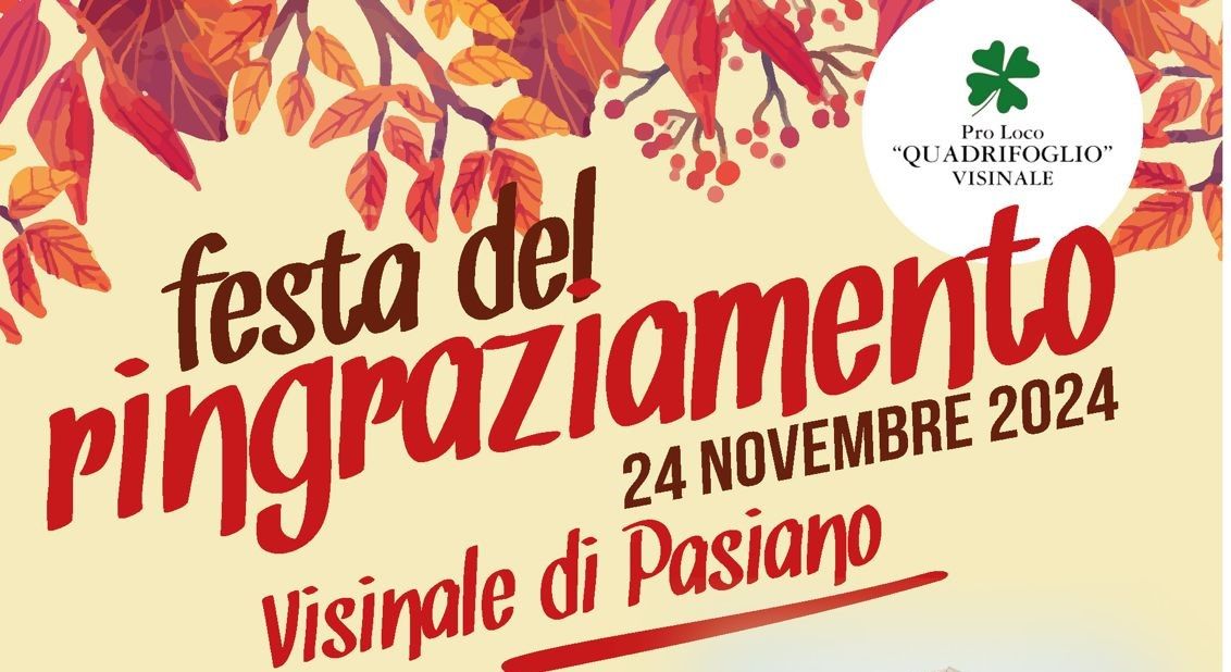 FESTA DEL RINGRAZIAMENTO 