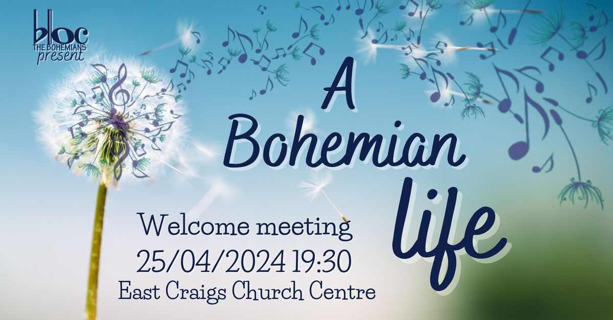 "A Bohemian Life" Fringe Concert Welcome Meeting