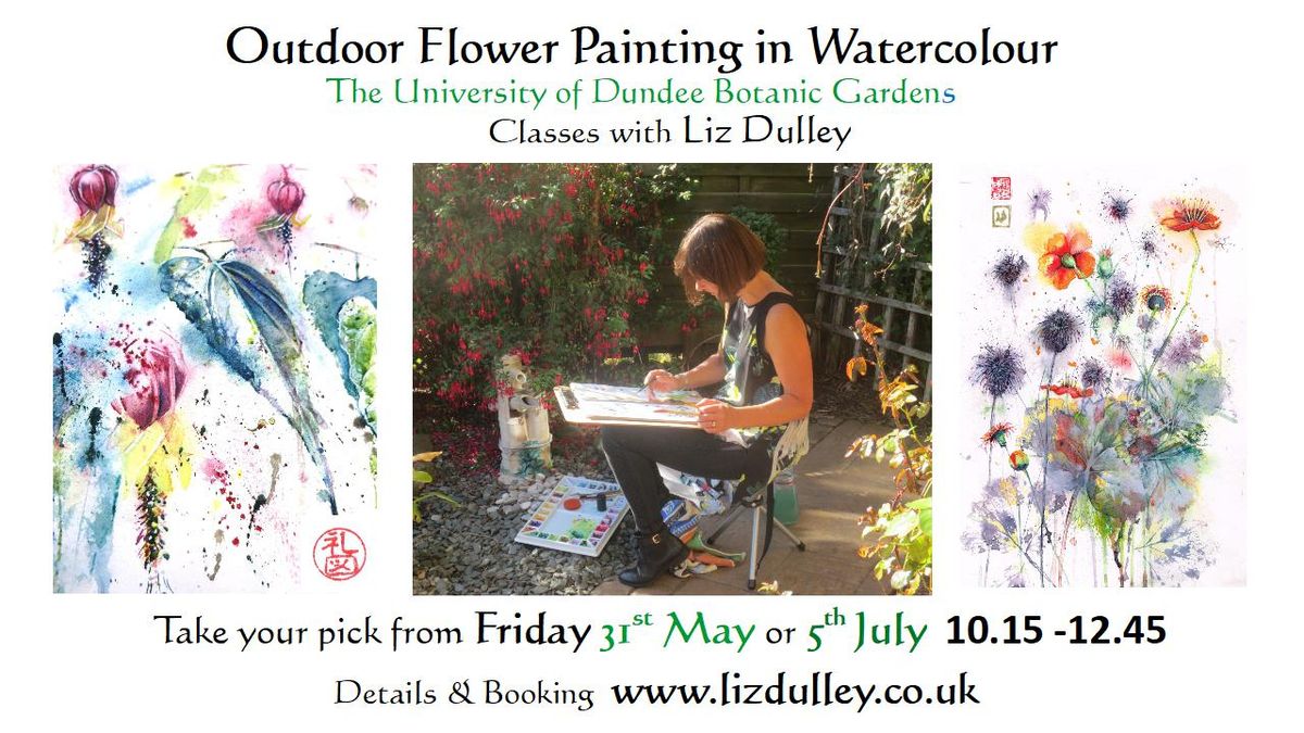 Outdoor Flower Painting