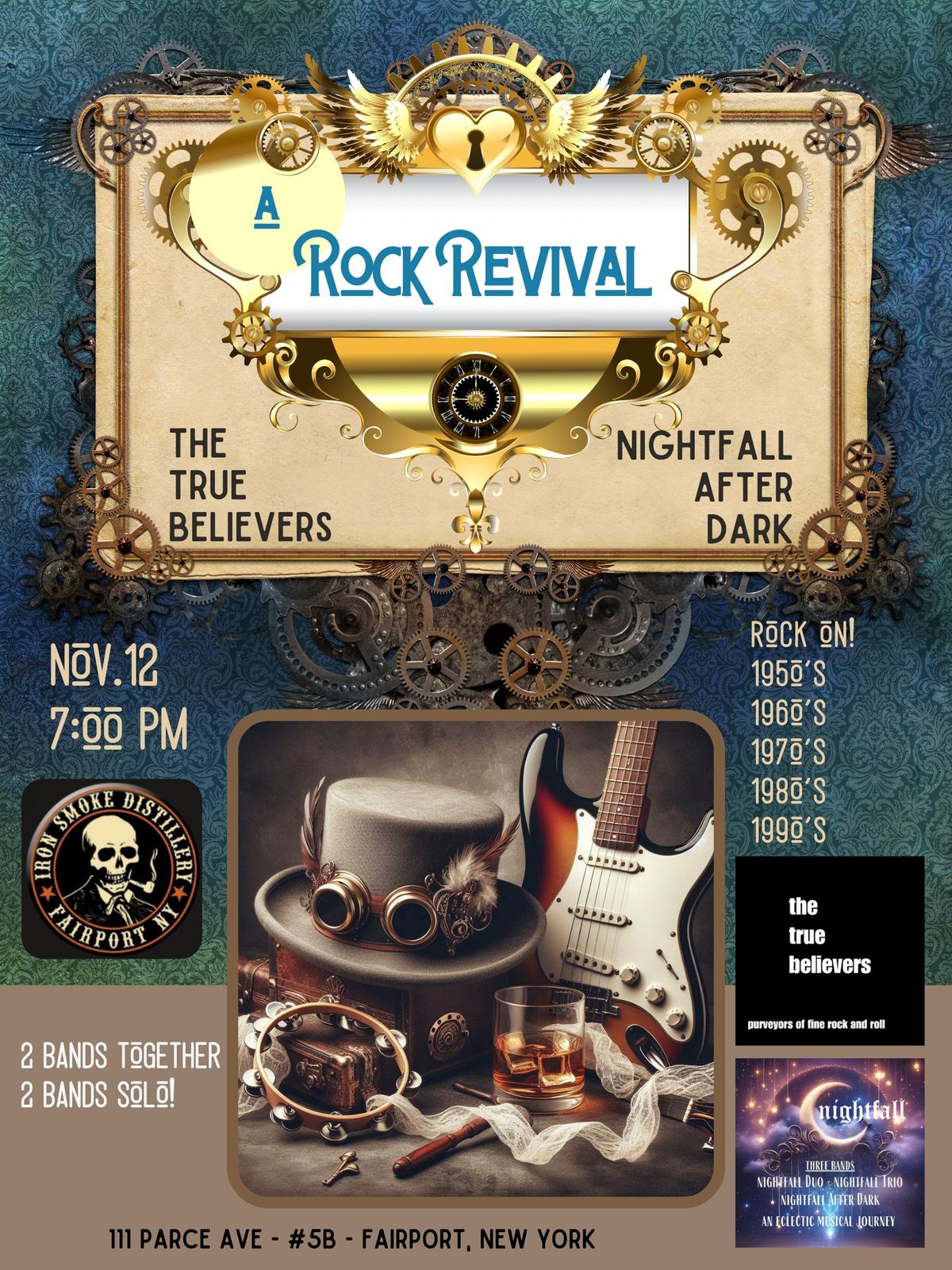 A Rock Revival! Featuring The True Believers and Nightfall After Dark