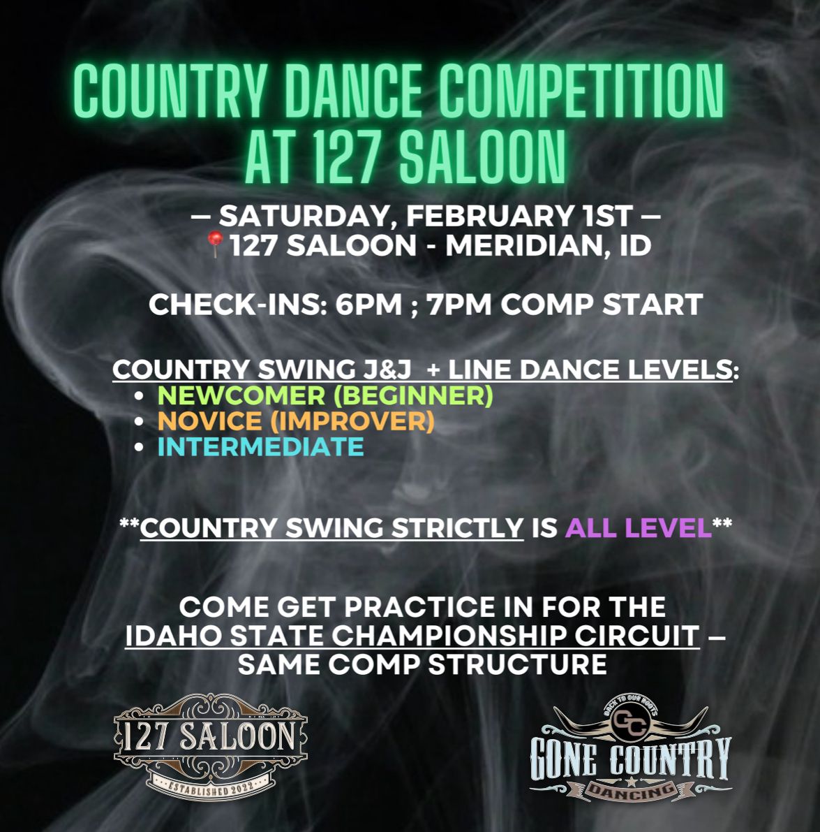 127 Saloon Country Dancing Competition 