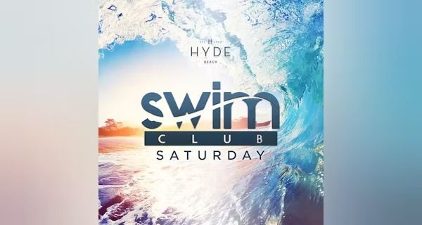 Hyde SLS Pool Party Swim Club Saturdays