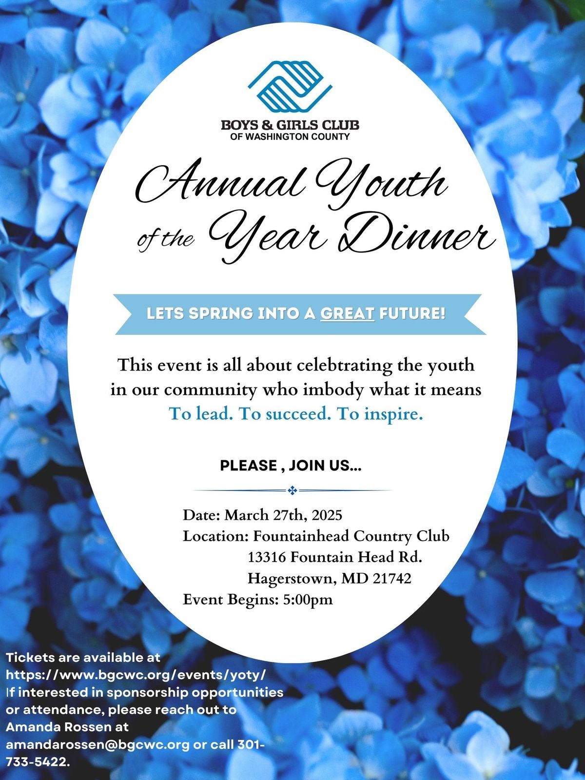 The 2025 BGCWC Annual Youth of the Year Dinner 