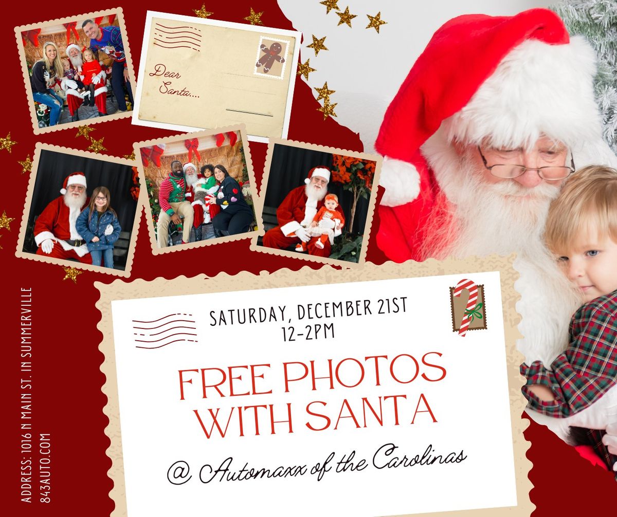 FREE Photos with Santa Claus