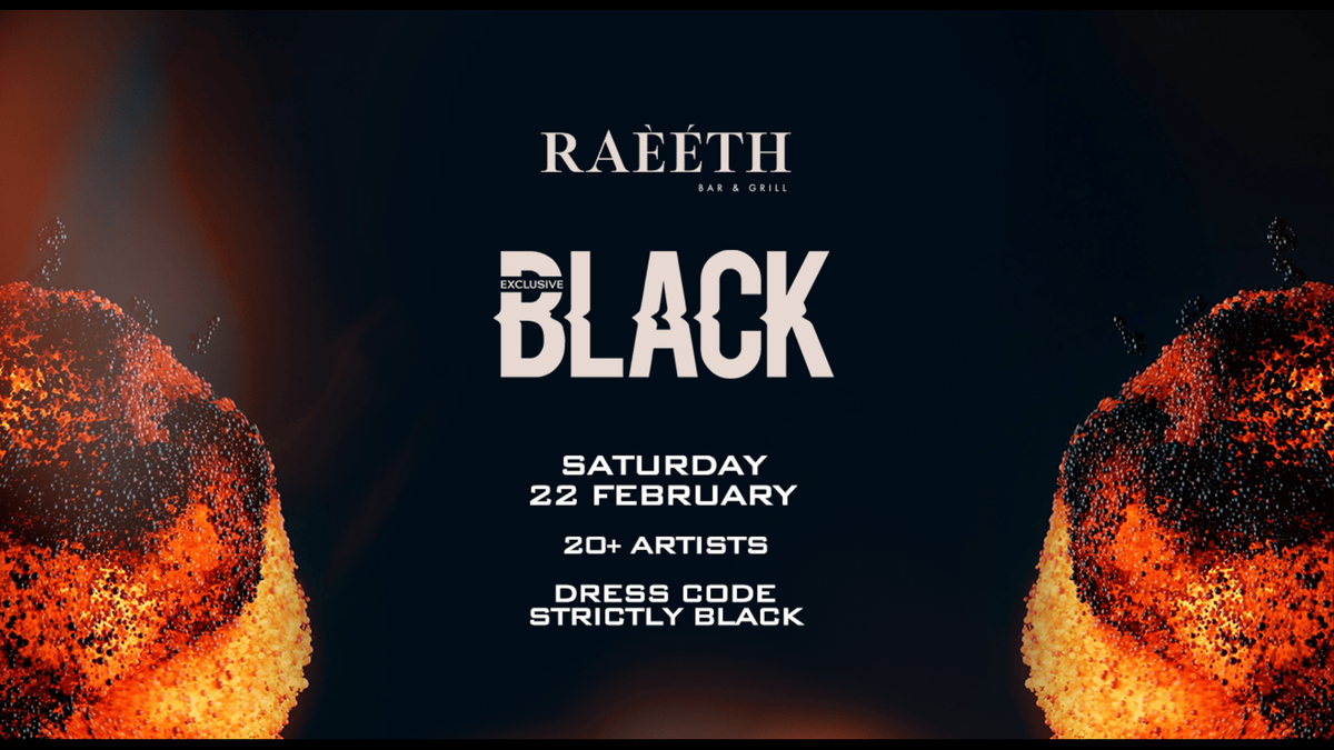 RAEETH Presents BLACK PARTY