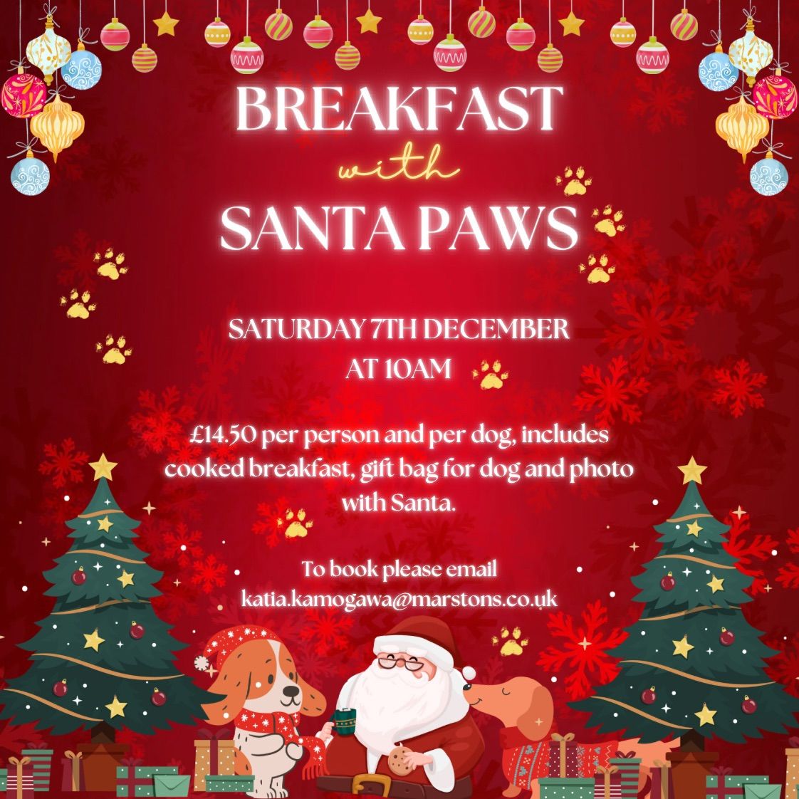 Breakfast with Santa Paws