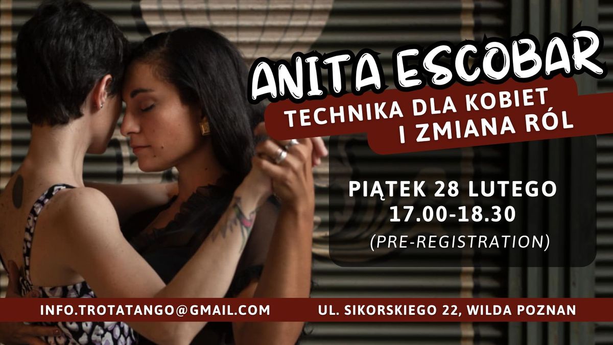 Tango Technika dla Kobiet i zmiana r\u00f3l z Anit\u0105 Escobar - Pozna\u0144 