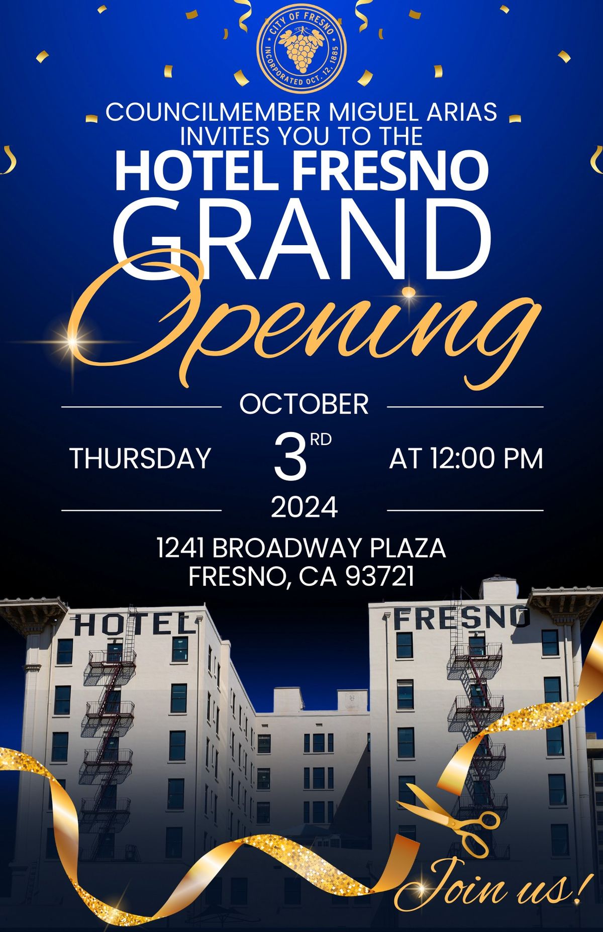 Hotel Fresno Grand Opening