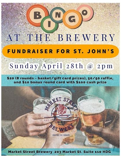 Bingo at the Brewery: A St. John's Fundraiser
