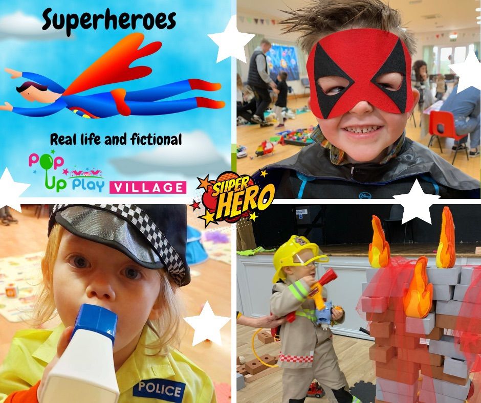 Pop Up Play Village in Liskeard - Superheroes ? themed sessions
