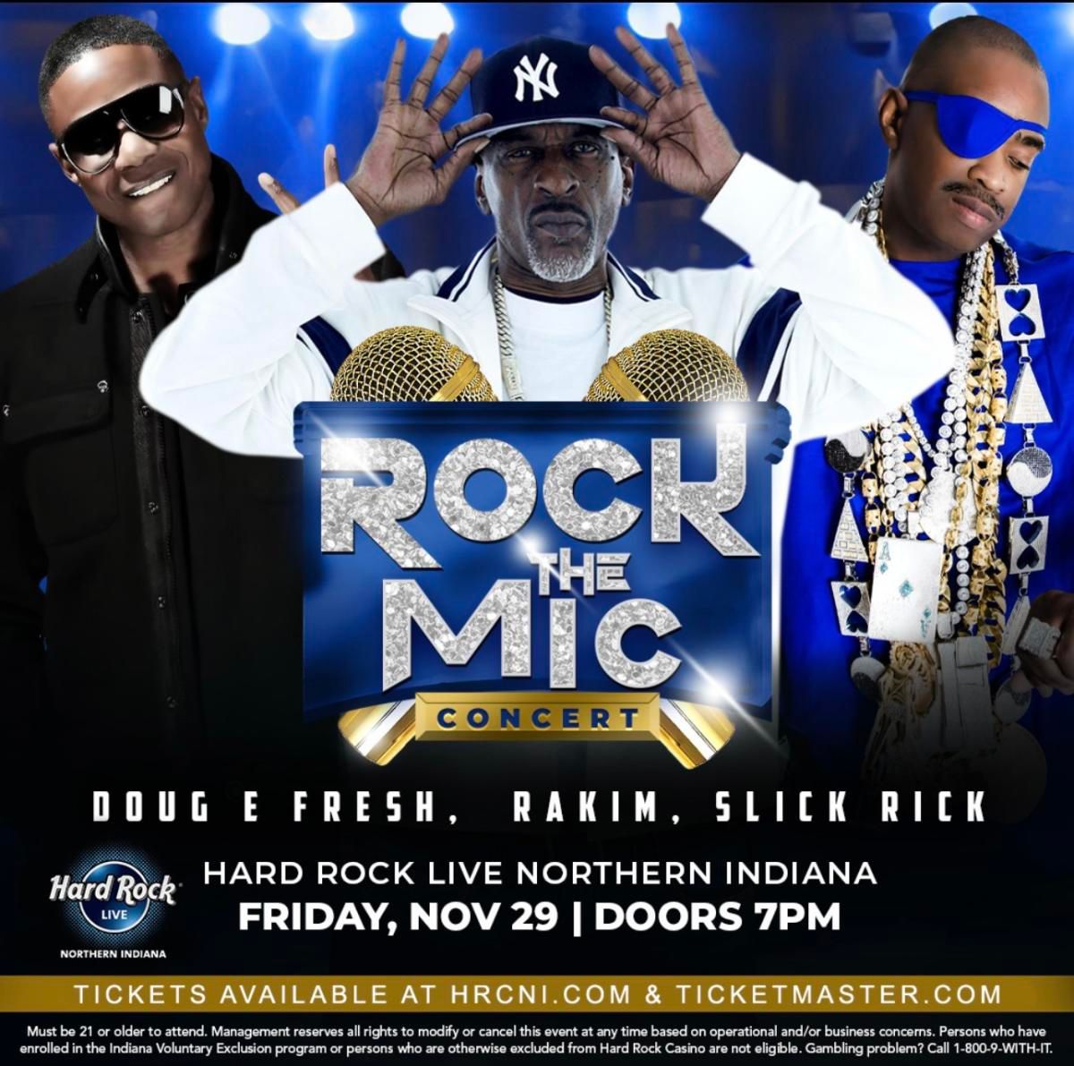 Rock The Mic - Rakim at Hard Rock Casino Northern Indiana