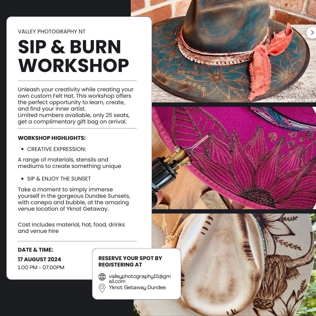 Sip & Burn Workshop
