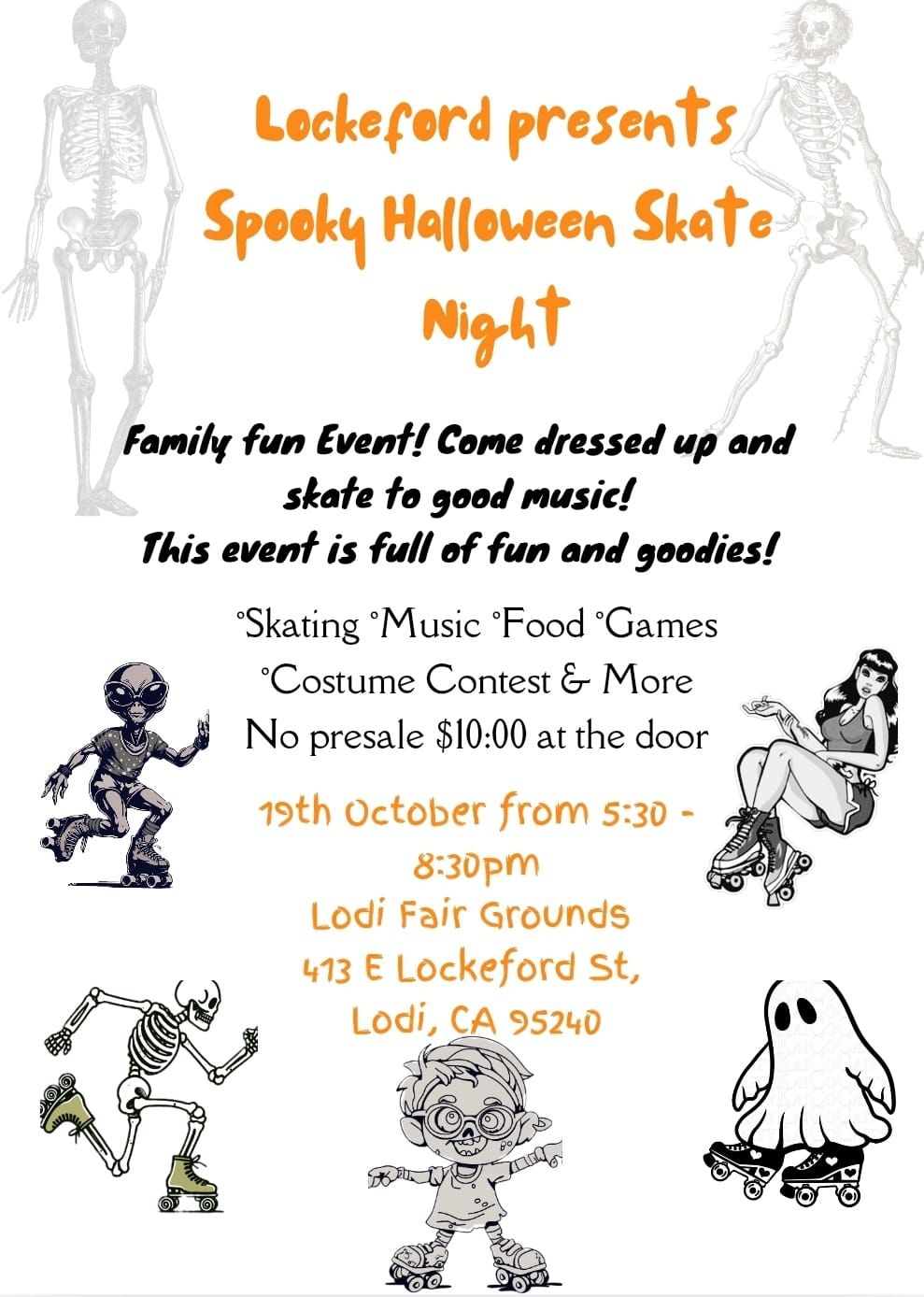 Spooky Skate Night