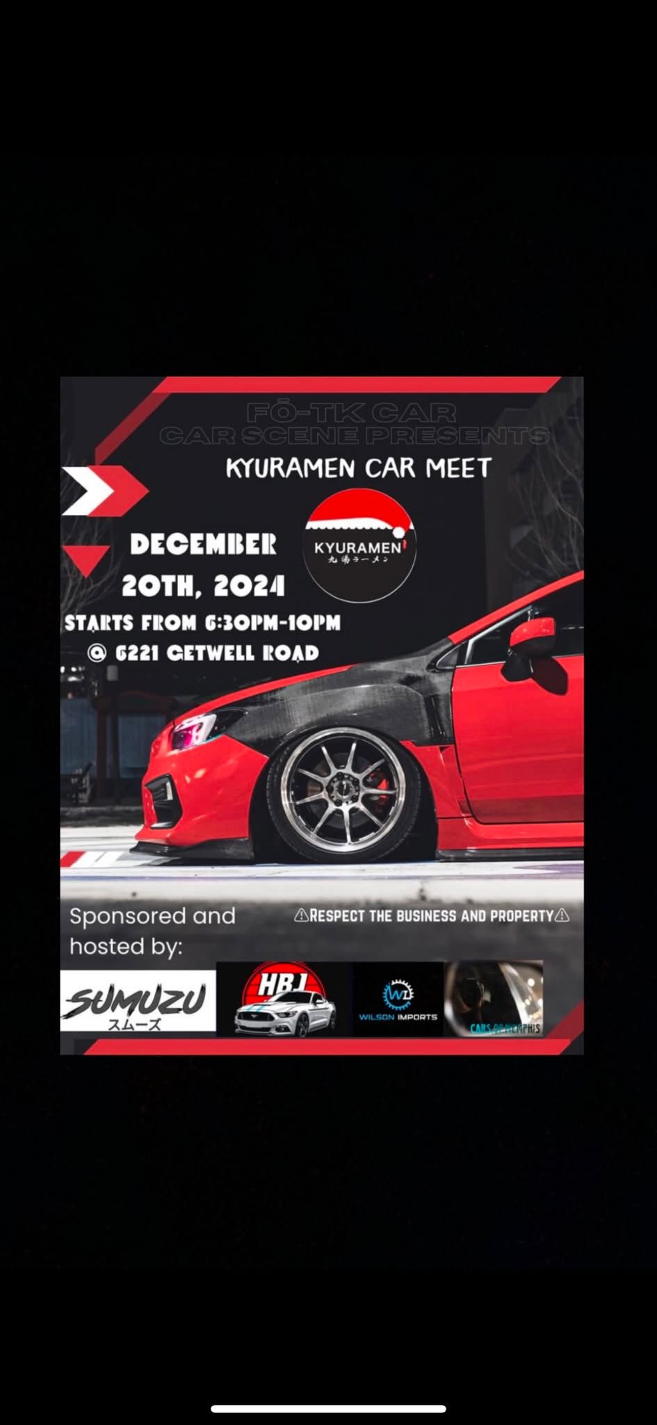 Kyuramen Car Meet