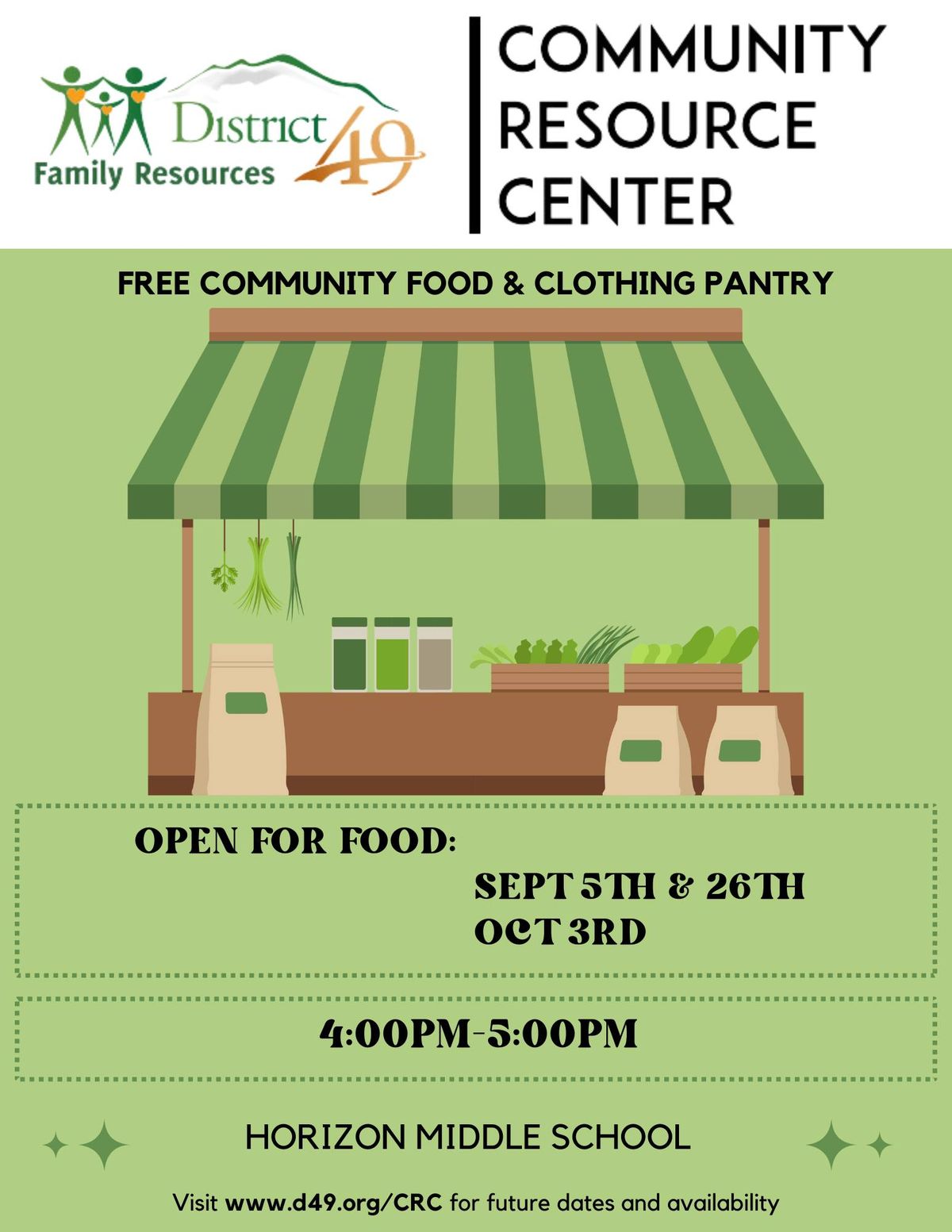 Community Resource Center OPEN