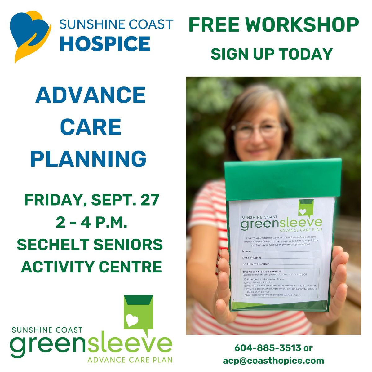 Green Sleeve Advance Care Planning Workshop