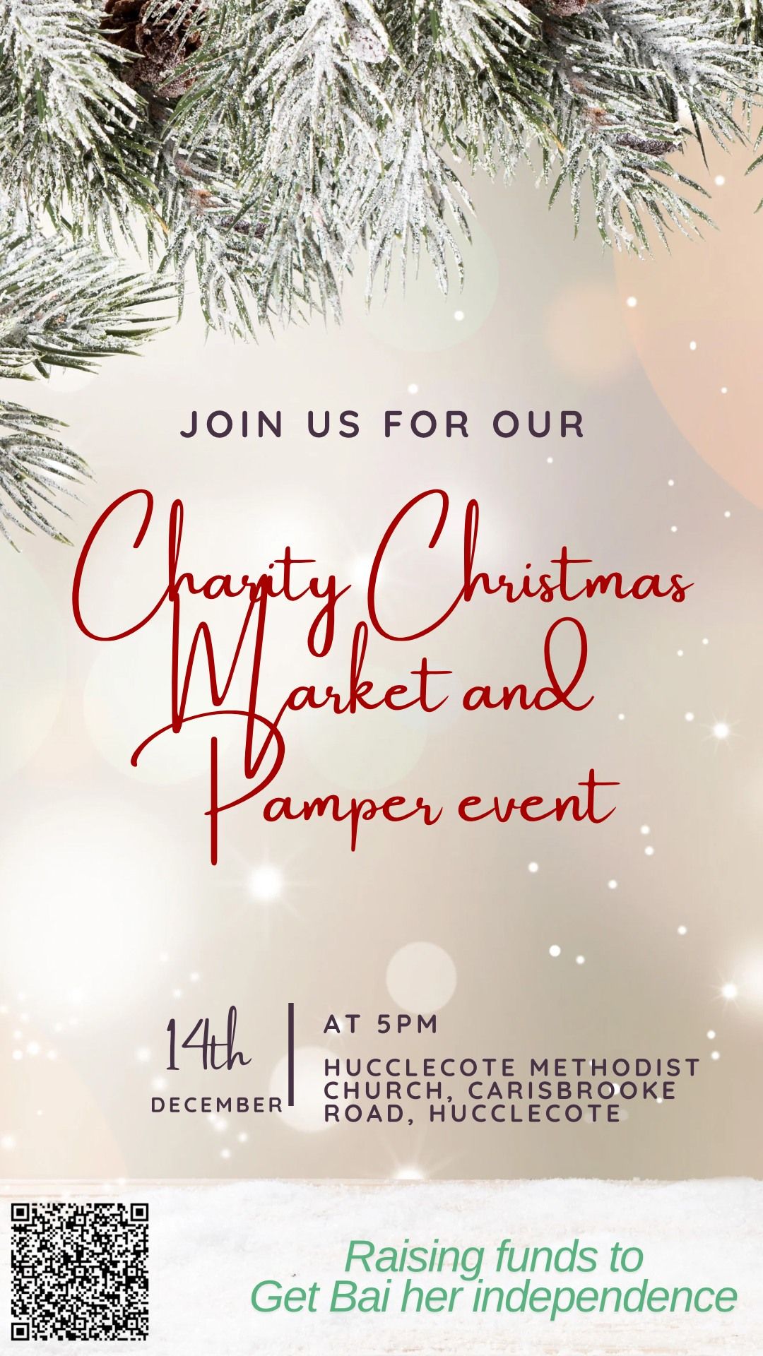 Christmas Craft Market and Pamper evening. 