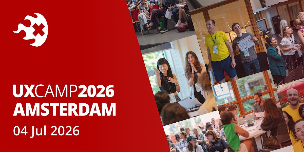 UX Camp Amsterdam 2026 \u2022 9th Edition