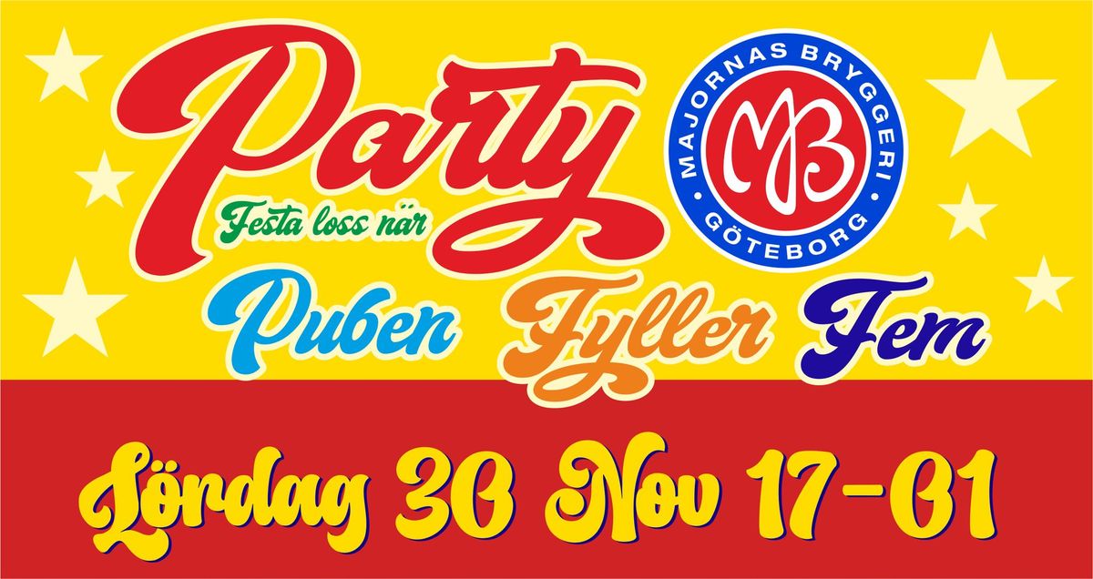 Party - puben fyller fem!!!