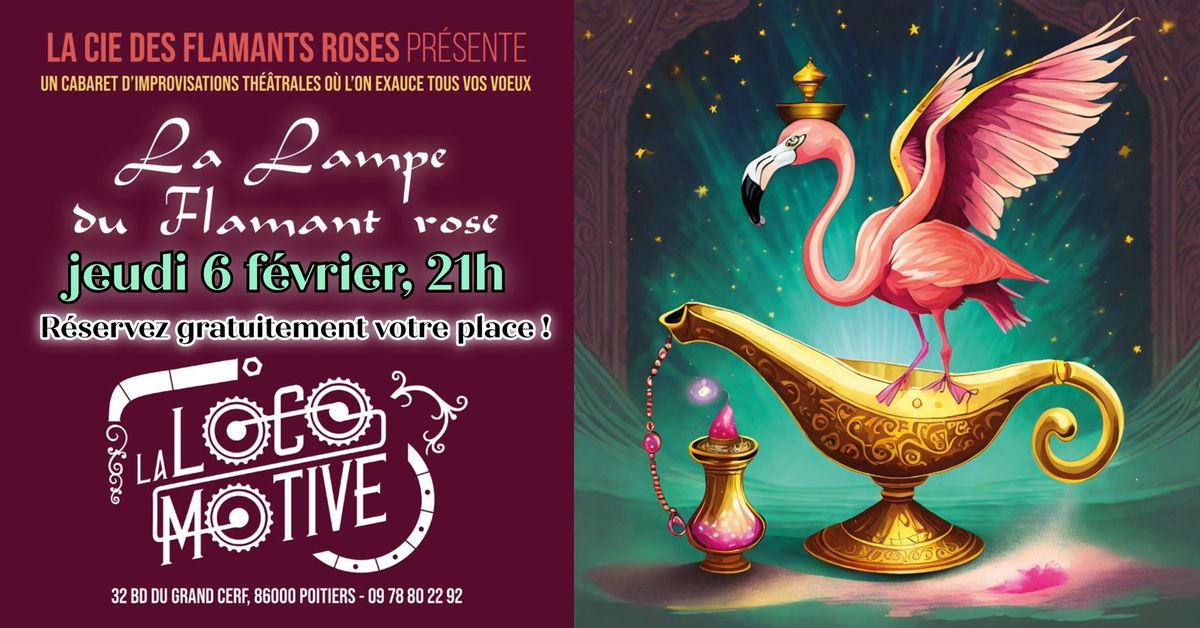 Th\u00e9atre d'impro avec les Flamants Roses : R\u00c9SERVEZ (gratuitement) VOTRE PLACE !