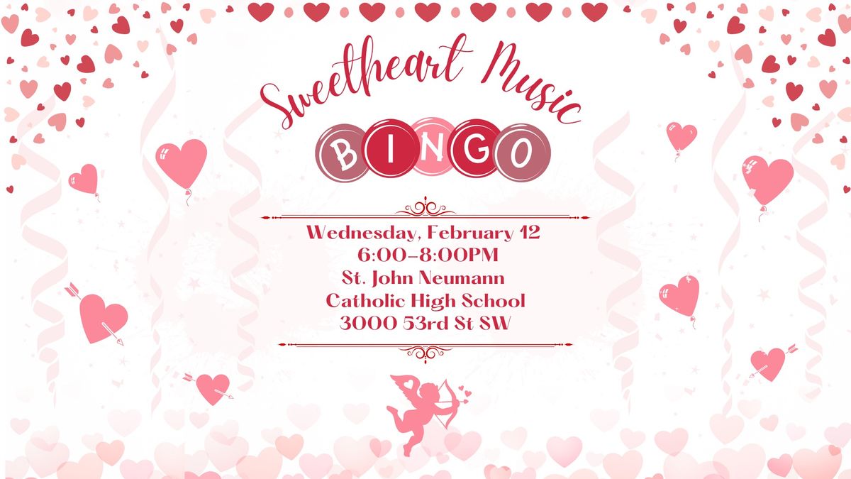 Sweetheart Music Bingo Night!!