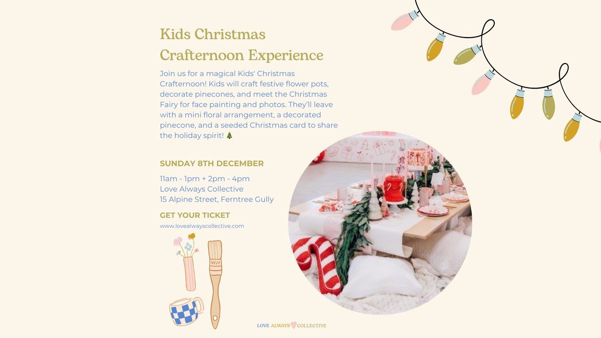 Kids Christmas Crafternoon Experience - Morning Session