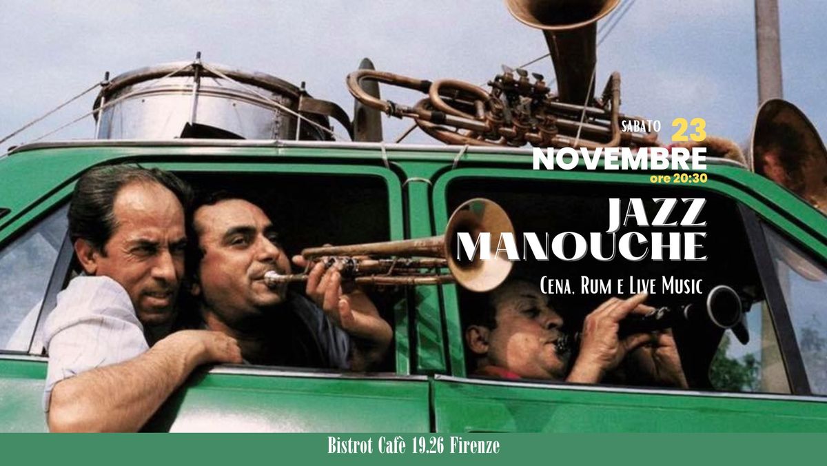 Cena, Rum e Live Music "Jazz Manouche"