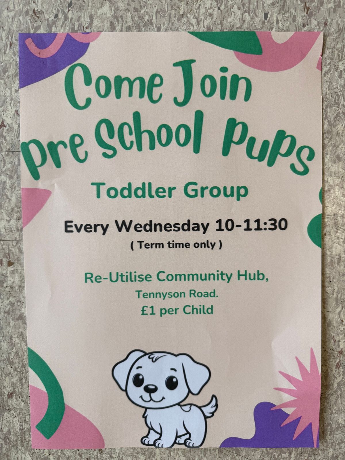 Preschool pus toddler group