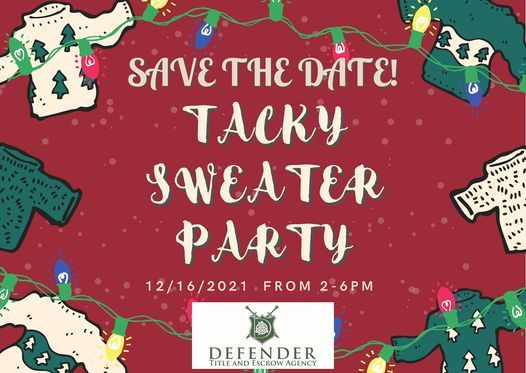 Defender's Tacky Christmas Sweater Party