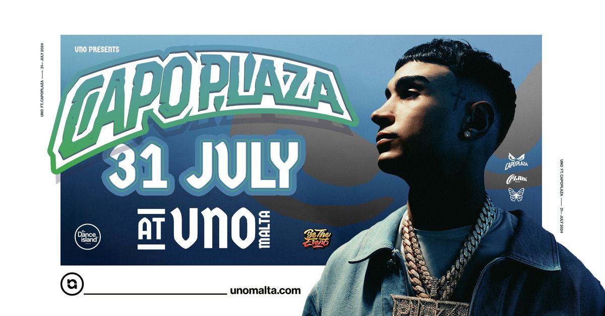 UNO Presents Capo Plaza - 31\/07\/24