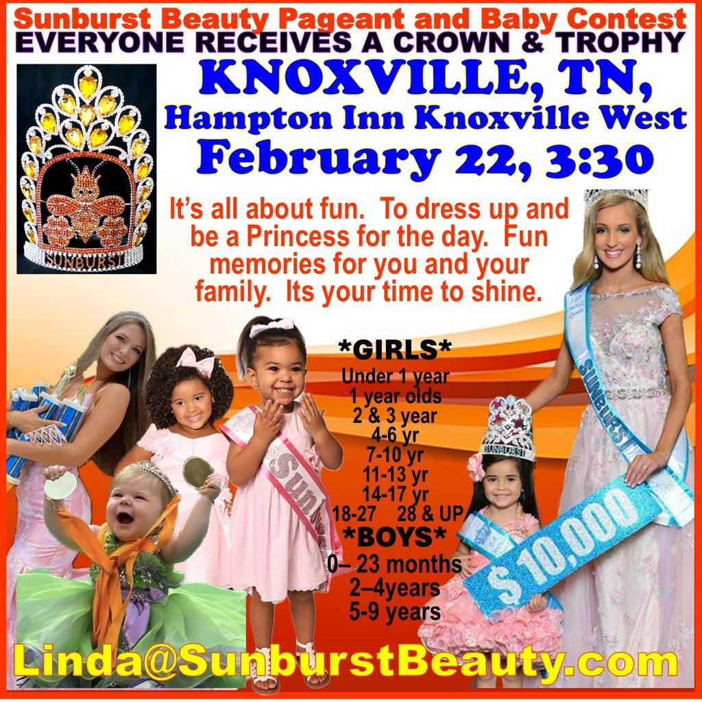 Sunburst Beautiful Bee Preliminary Pageant Knoxville