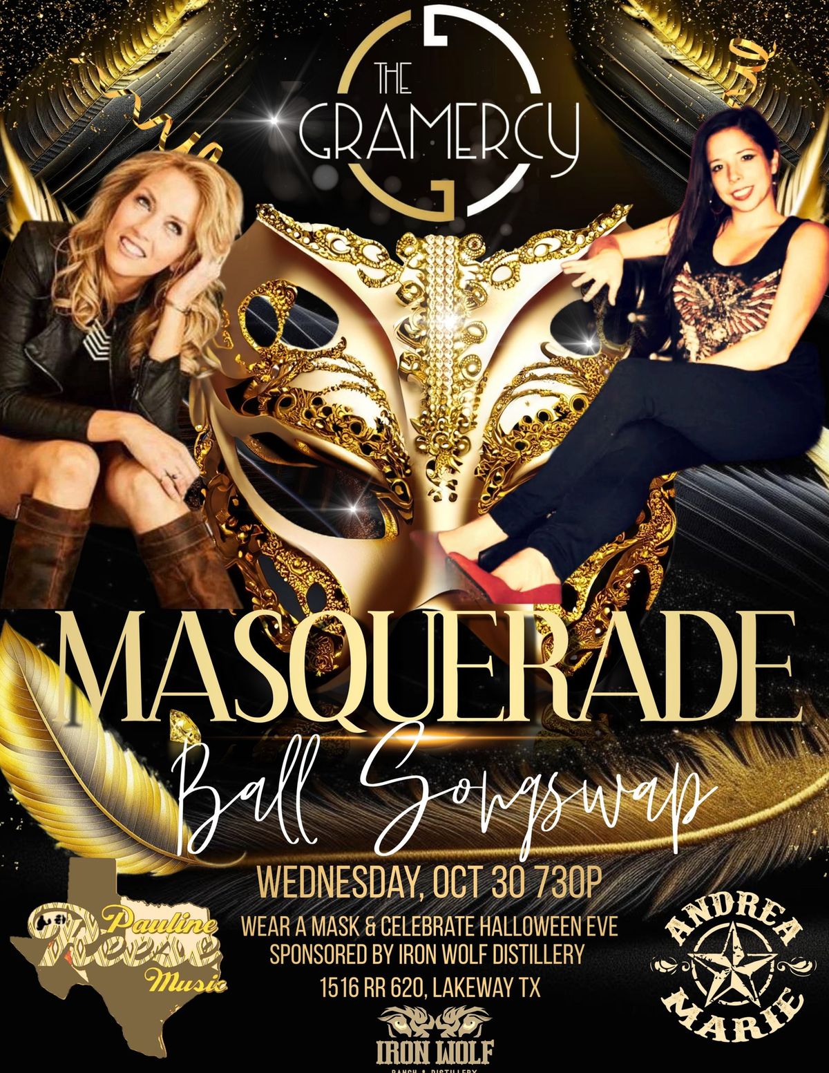 Masquerade Ball Songswap @The Gramercy w\/ Andrea Marie & Pauline Reese