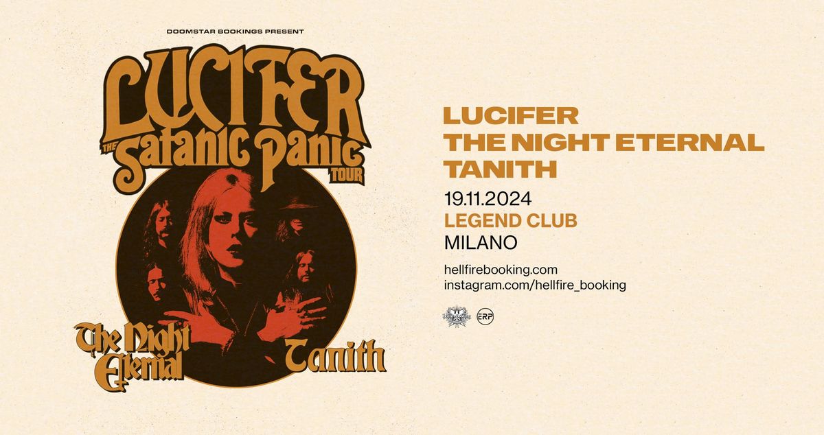 Lucifer, The Night Eternal e Tanith | Legend Club, Milano