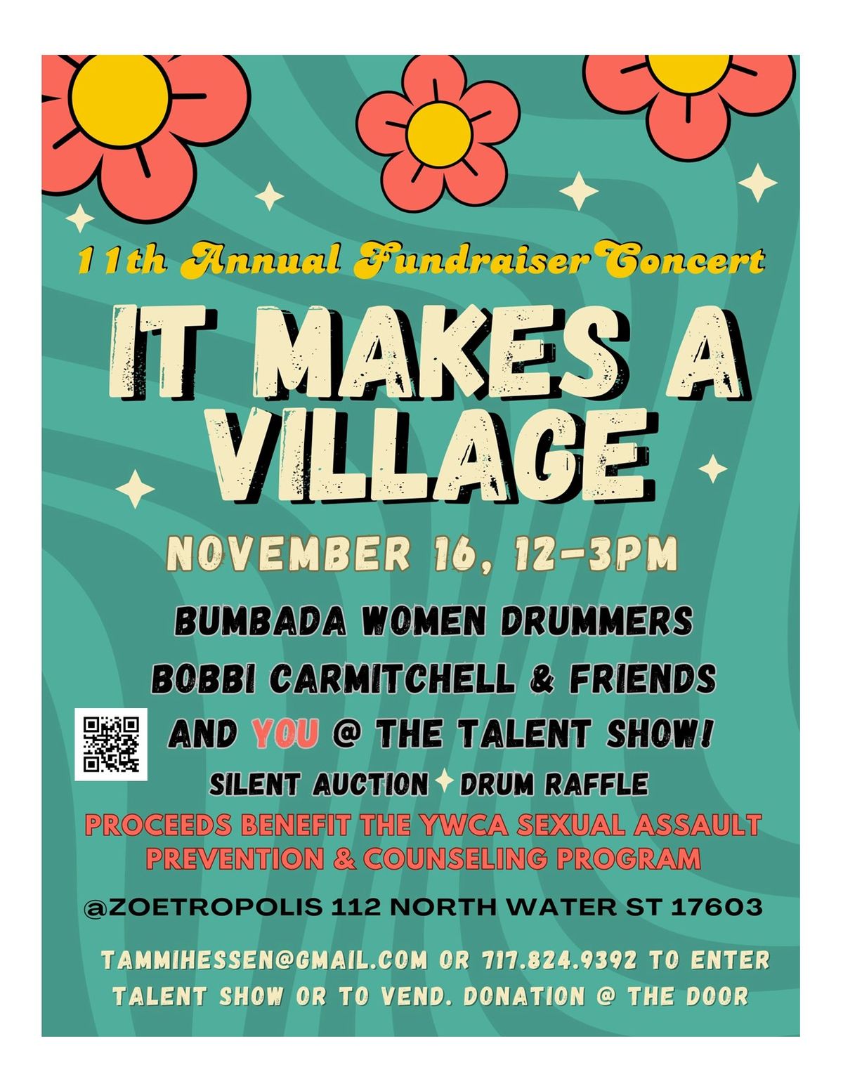 It Makes A Village 2024 -- Fundraiser Concert @ Zoetropolis