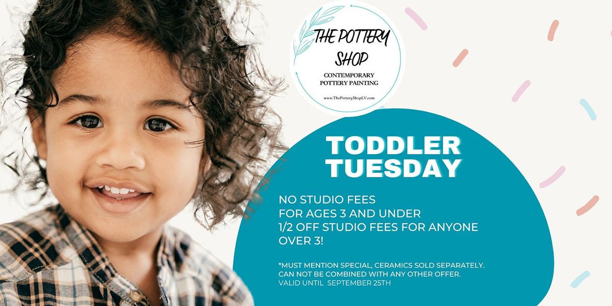 Toddler Tuesdays at The Pottery Shop