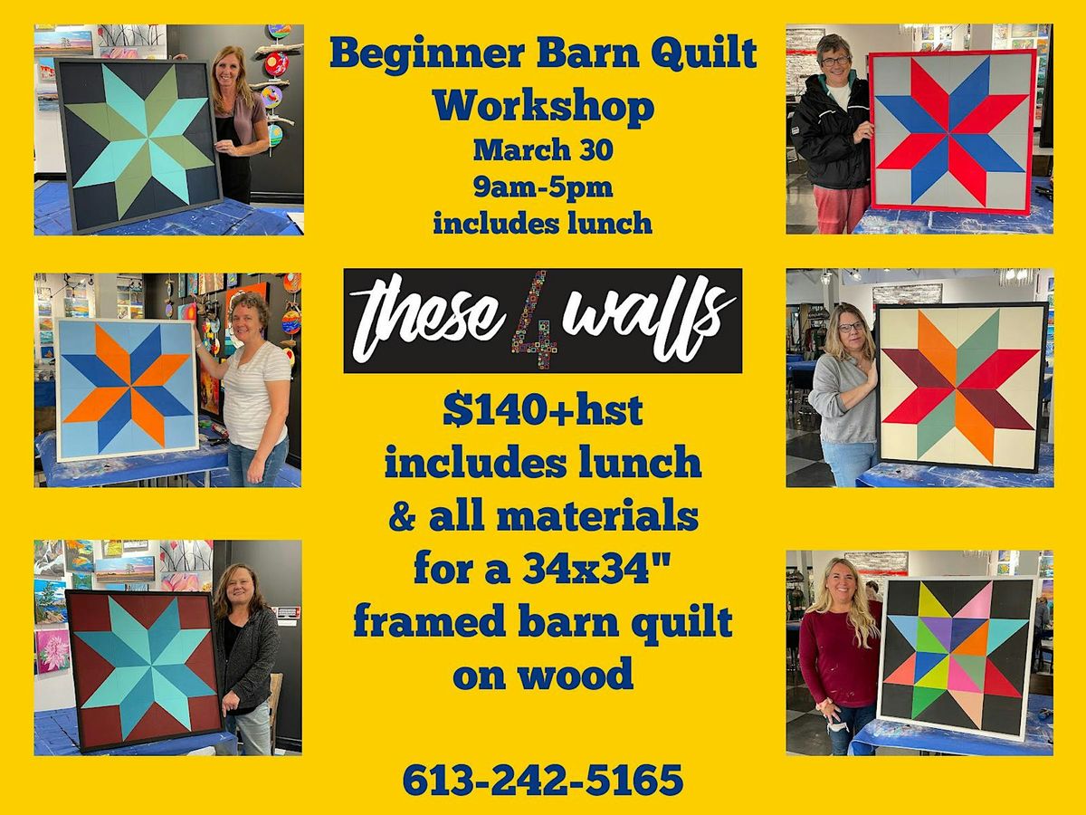 Beginner Barn Quilt Workshop