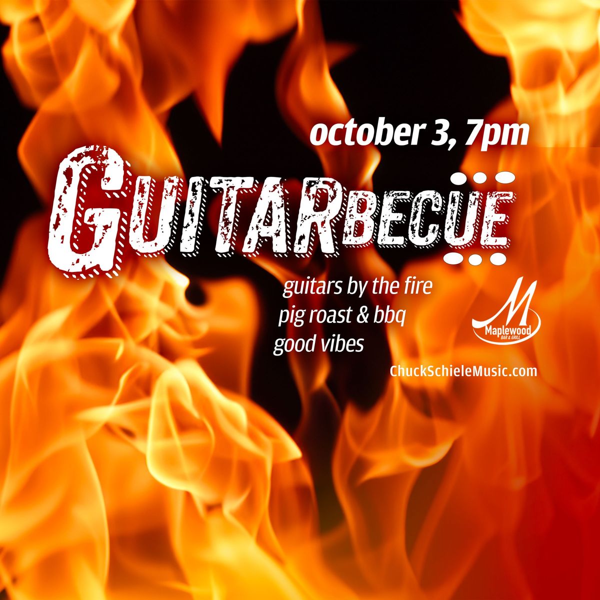 Guitarbecue 2 \/ Oct 2, 7pm Maplewood - so good we're doing it again!