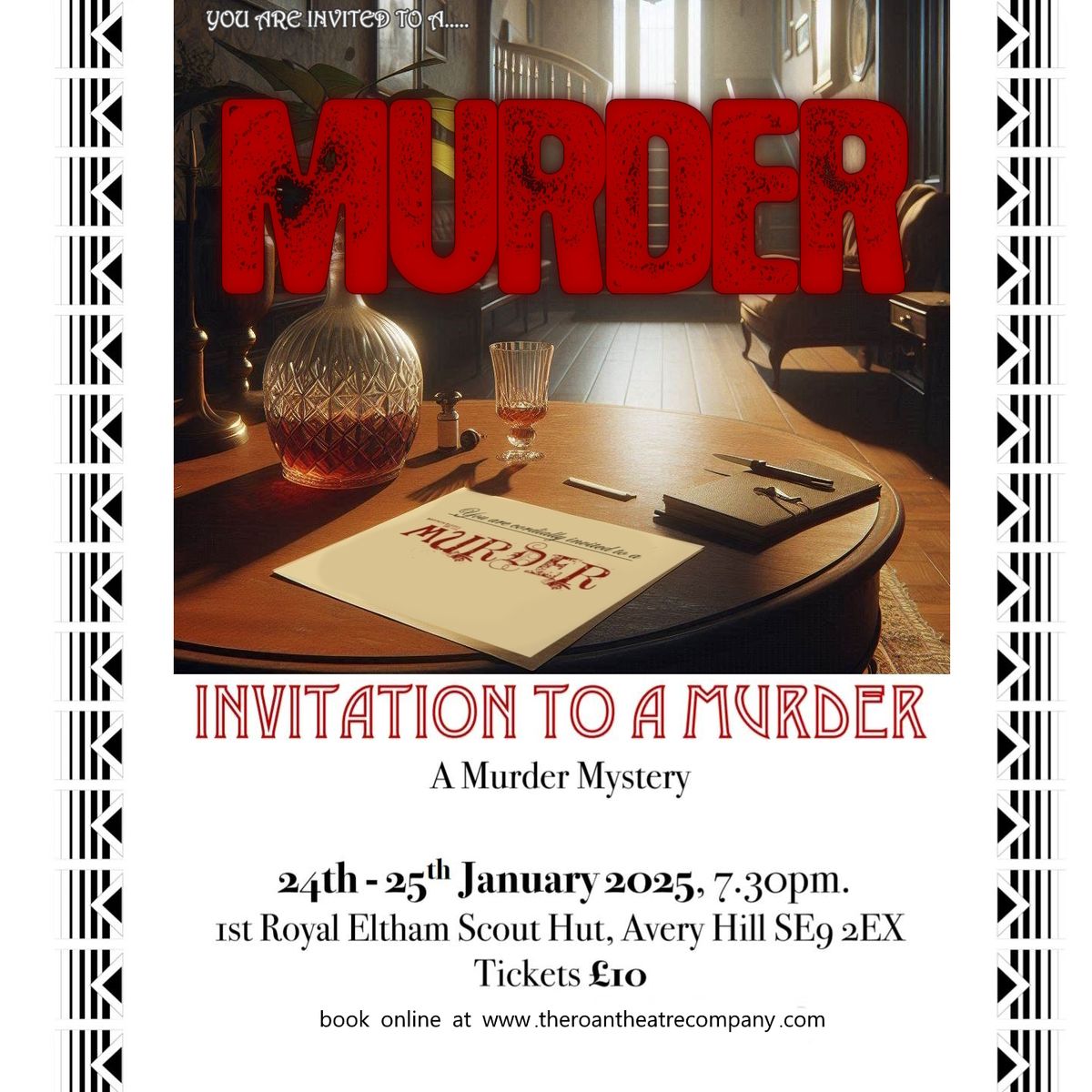 Invitation To Murder (A murder Mystery Evening)