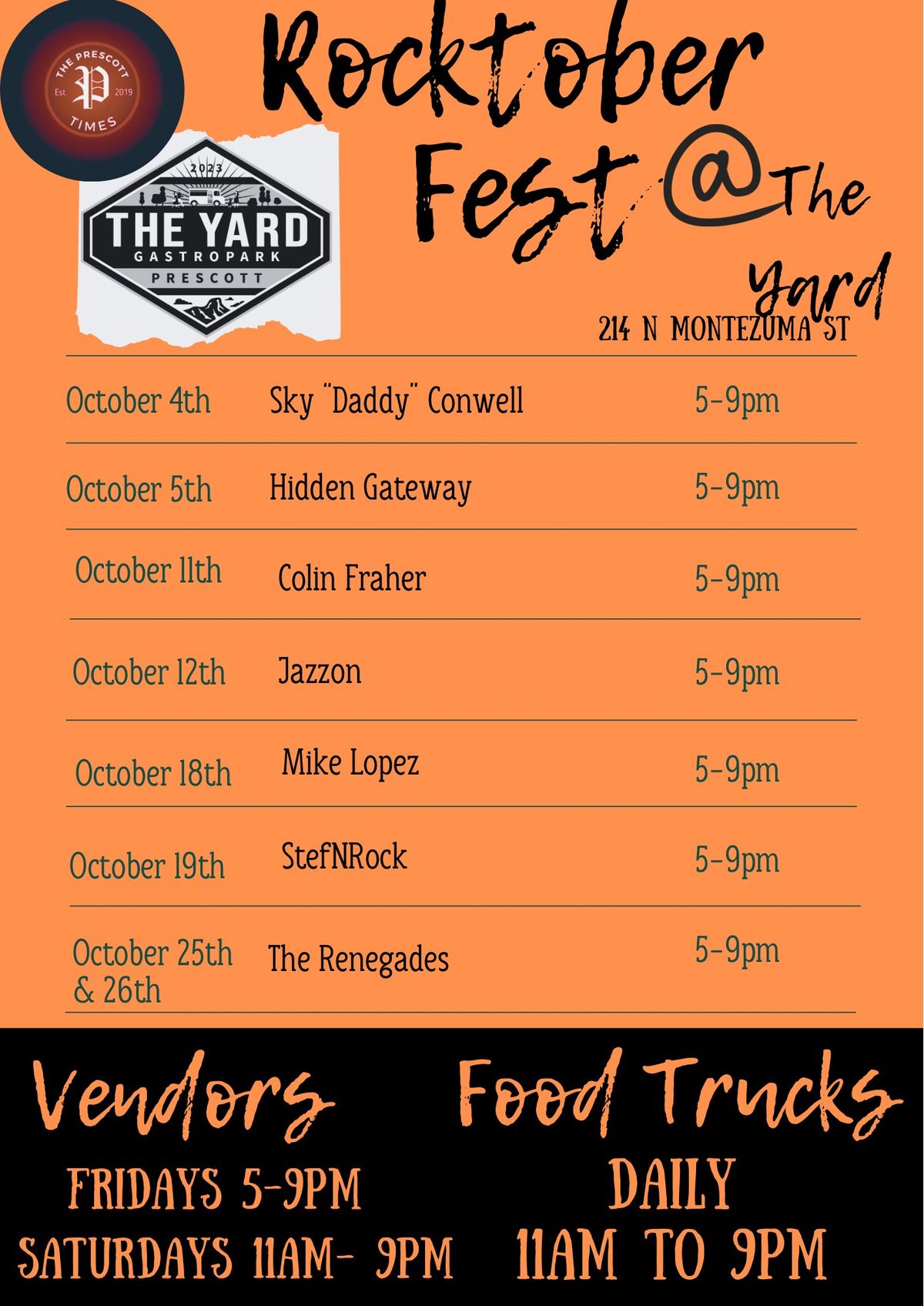 Rock-tober Fest at The Yard