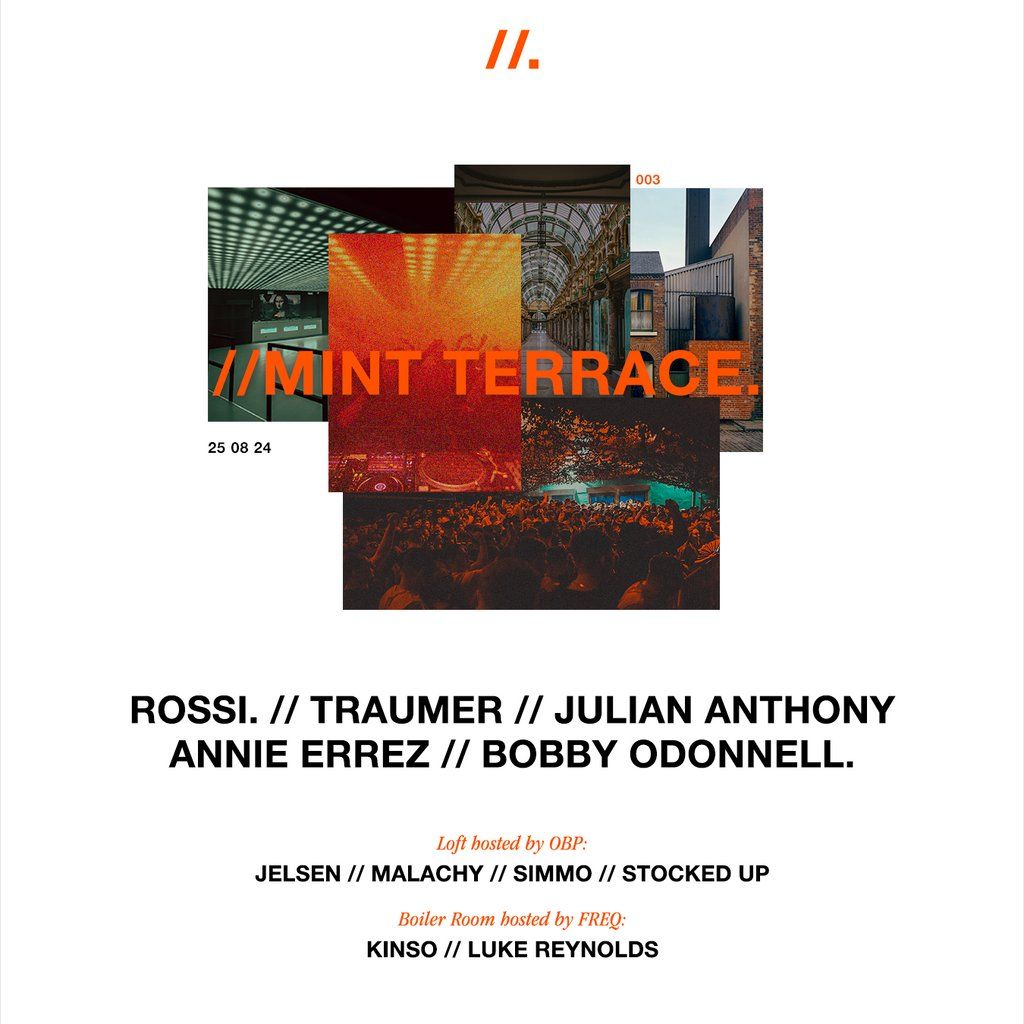 HOME\/\/GRXWN TERRACE PARTY w\/ Rossi, Traumer, Julian Anthony