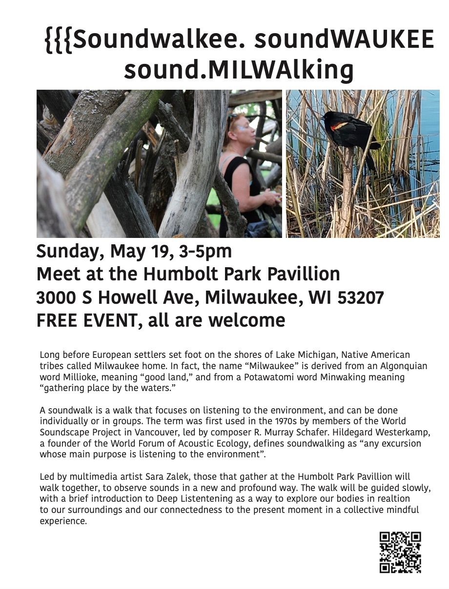 Soundwalk at Humboldt Park May 19