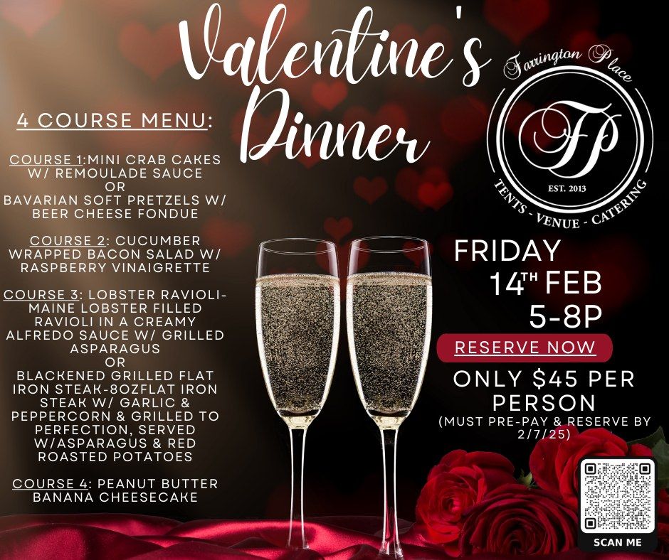 4 Course Valentine's Dinner