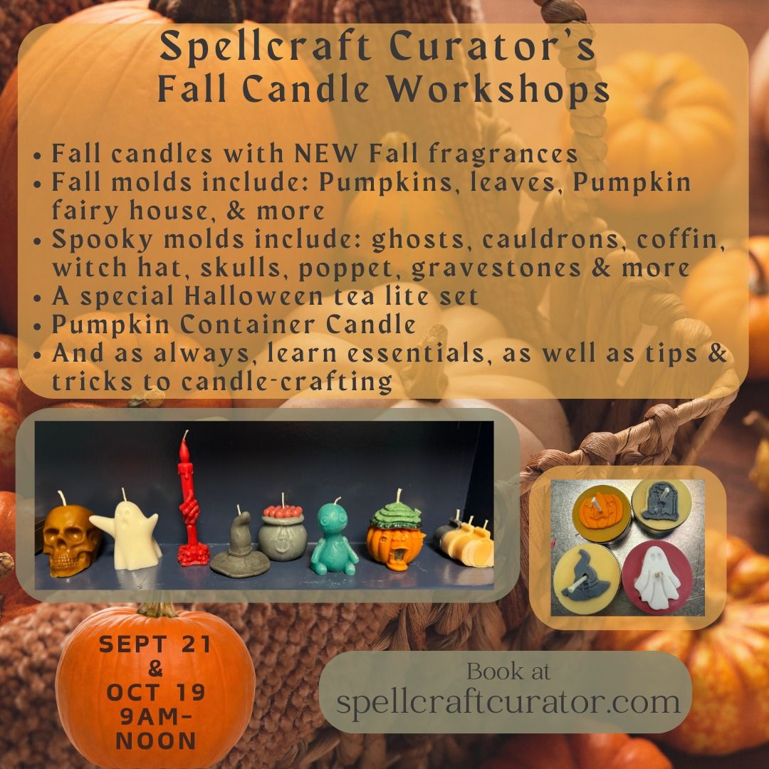 October halloween Candle Workshop