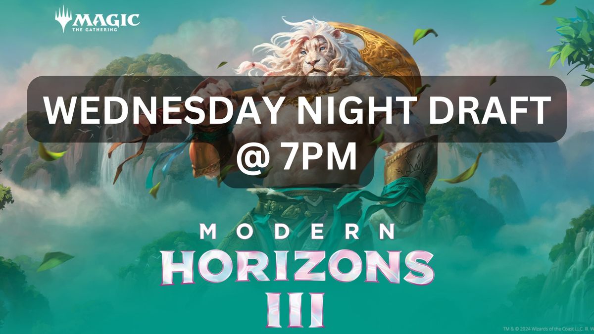 MODERN HORIZONS III DRAFT!