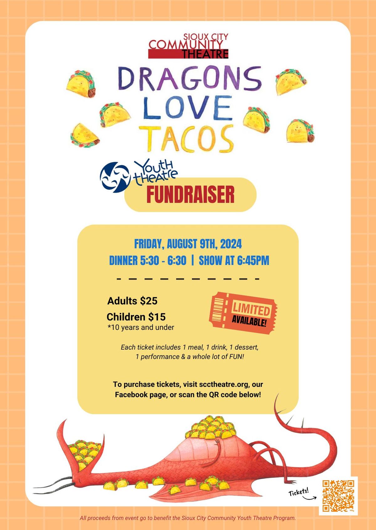 Dragons Love Tacos - Youth Theatre Fundraiser