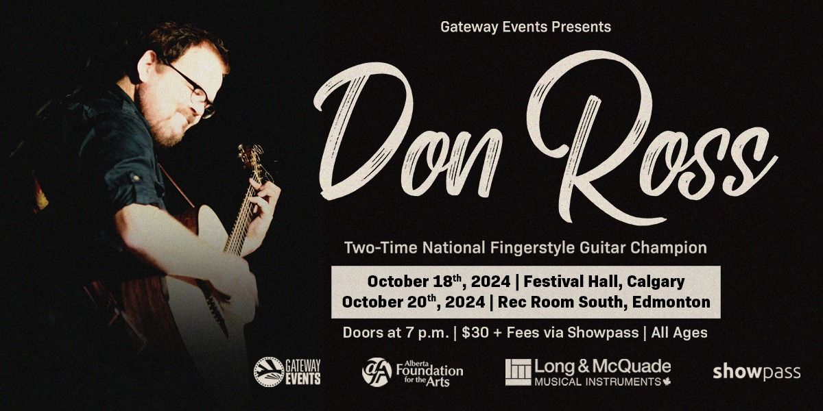 Don Ross: Live in Calgary