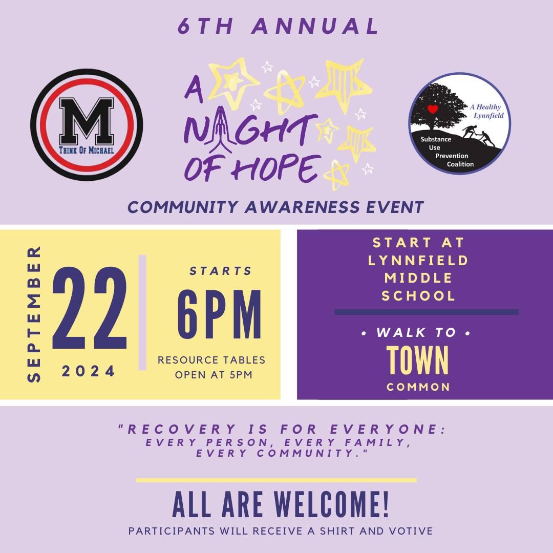 6th Annual Night of Hope (Co-Hosted with the Think of Michael Foundation)