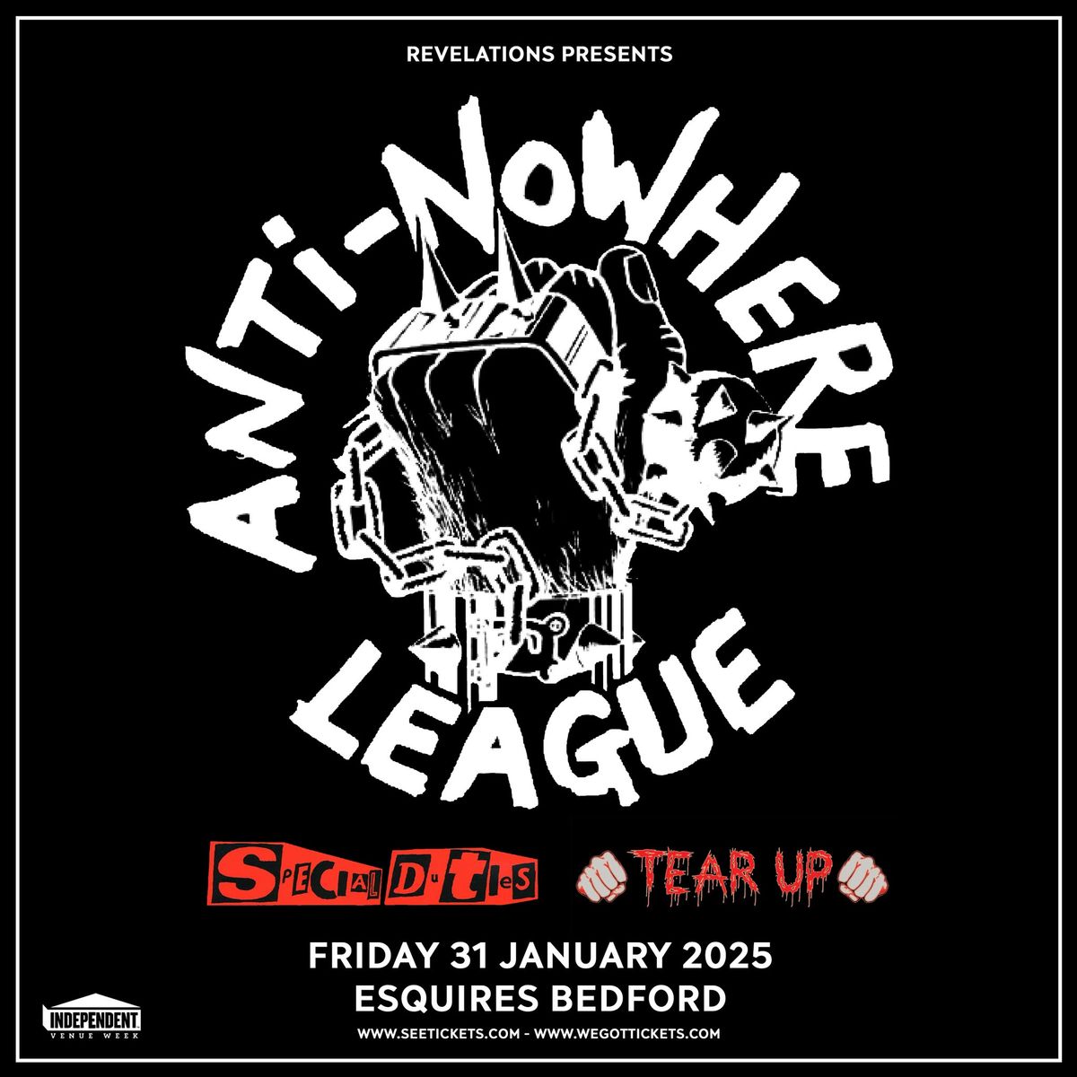 Anti-Nowhere League - live at Bedford Esquires