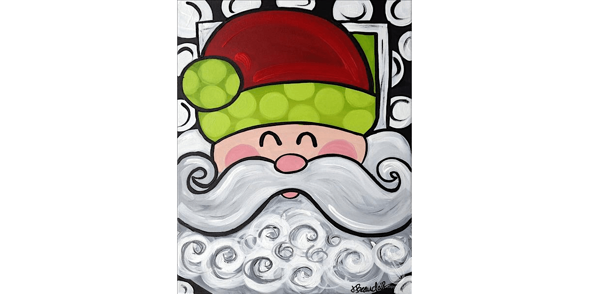 Cheery Santa - Paint and Sip in New Braunfels | Classpop!\u2122
